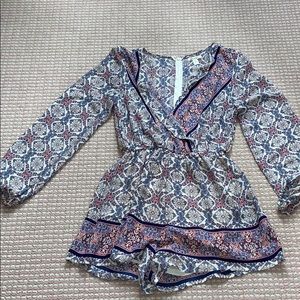 Super colorful/patterned romper